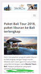 Mobile Screenshot of paketbalitour.com